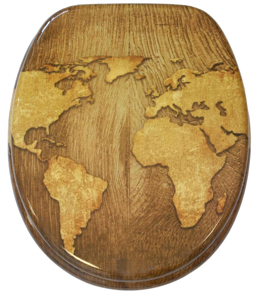 Sanilo 3-teiliges Badezimmer Set World Map
