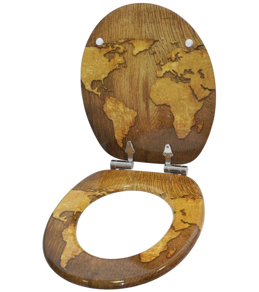 Sanilo 3-teiliges Badezimmer Set World Map Neueste Mode