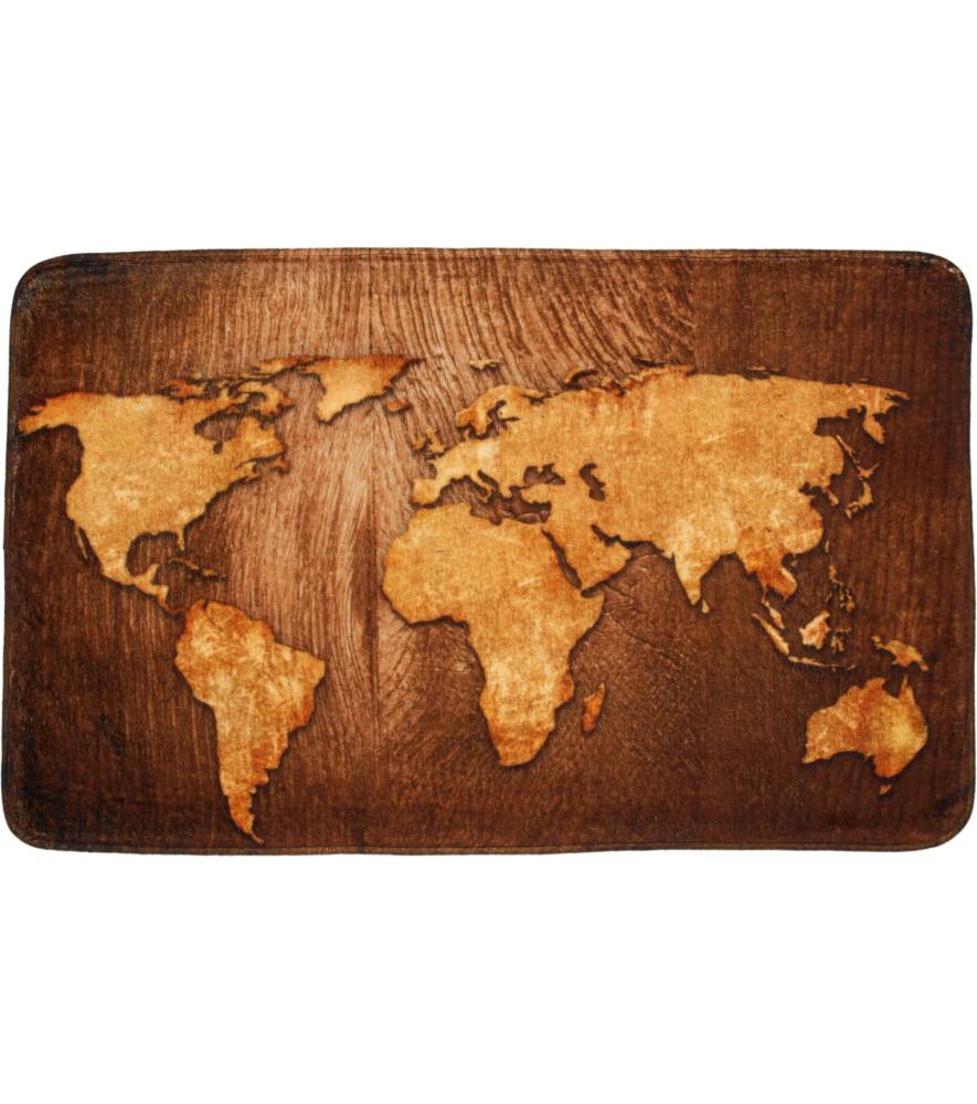 Sanilo 3-teiliges Badezimmer Set World Map Neueste Mode
