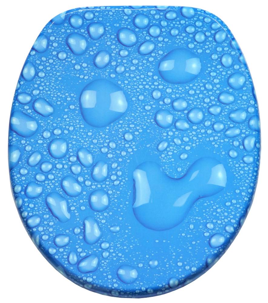 Sanilo 3-teiliges Badezimmer Set Tautropfen Blau