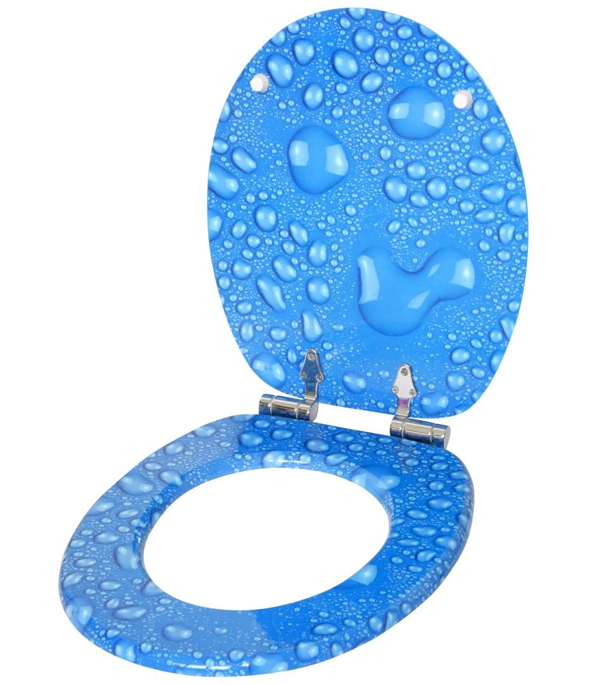 Sanilo 3-teiliges Badezimmer Set Tautropfen Blau Neuheiten