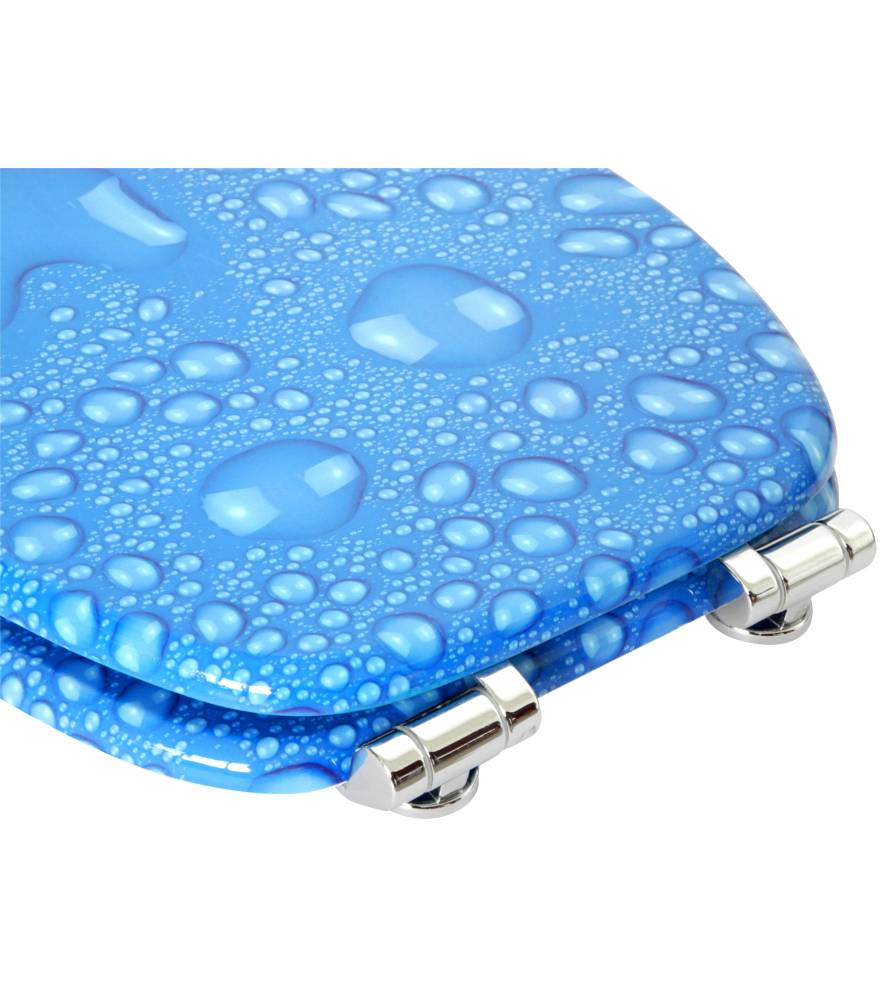 Sanilo 3-teiliges Badezimmer Set Tautropfen Blau Neuheiten