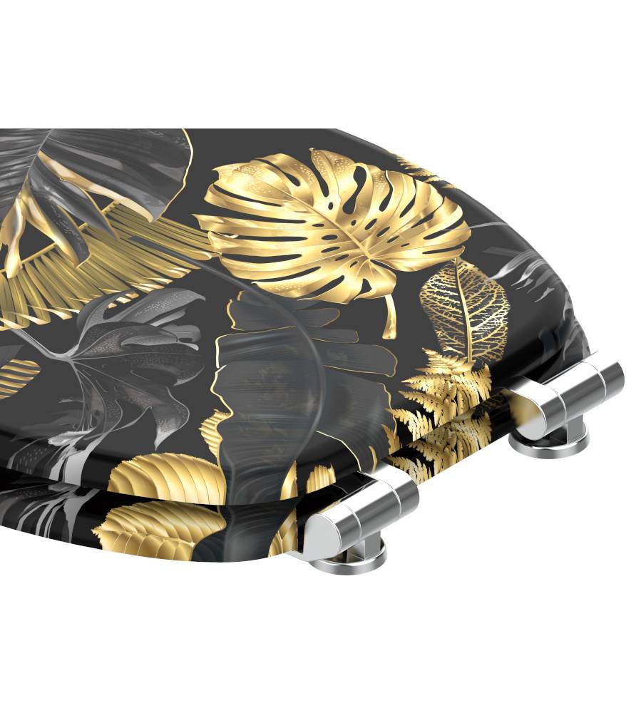 Sanilo 6-teiliges Badezimmer Set Golden Leaves Tiefpreis