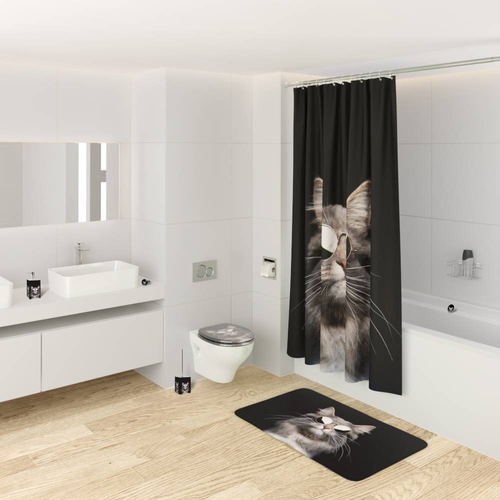 Sanilo Duschvorhang Cool Cat 180 x 200 cm