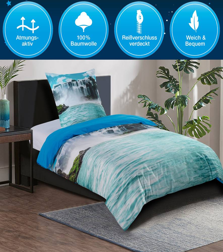 Sanilo Bettwäsche Wasserfall 135 x 200 cm Bis zu 50% Rabatt
