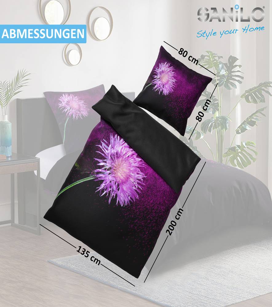 Sanilo Bettwäsche Purple Dust 135 x 200 cm Outlet