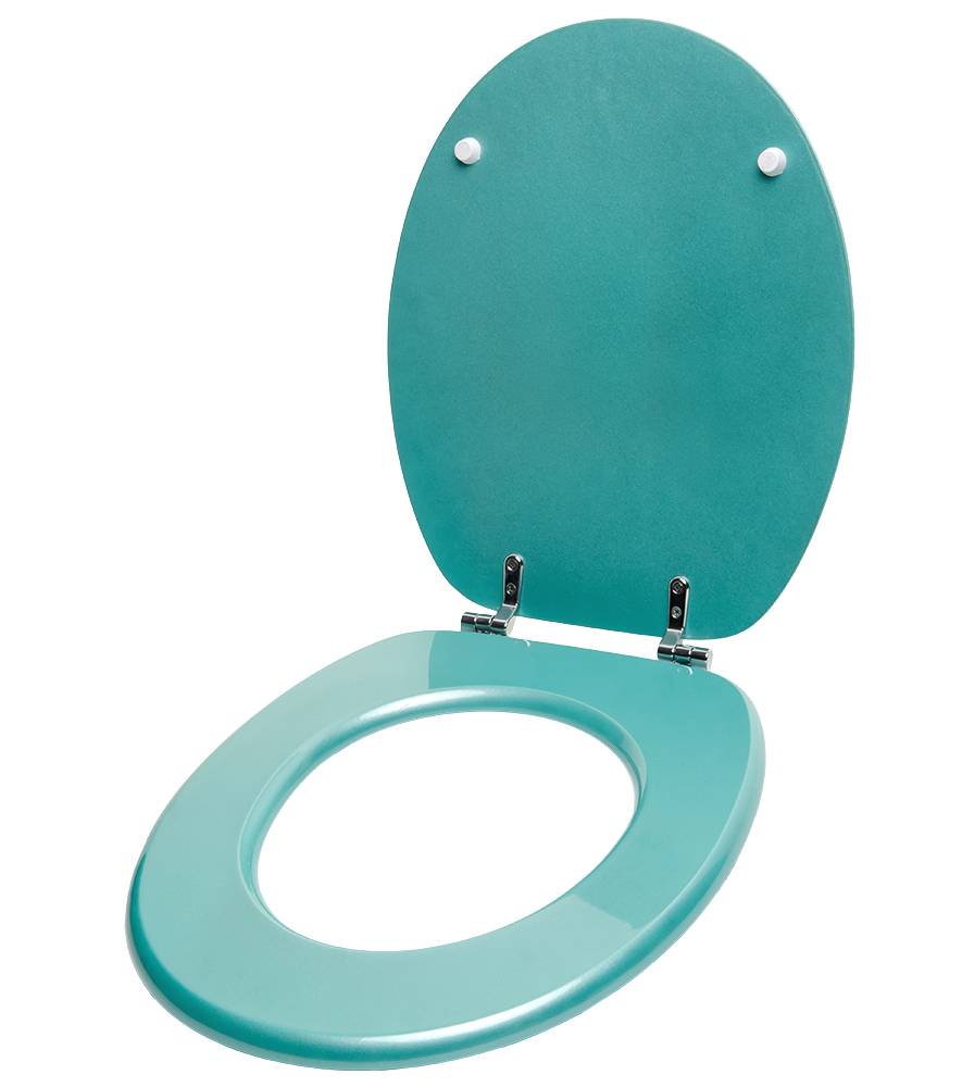 Sanilo WC-Sitz Glitzer Türkis - Premium Toilettendeckel direkt vom Hersteller Vatertagsangebot