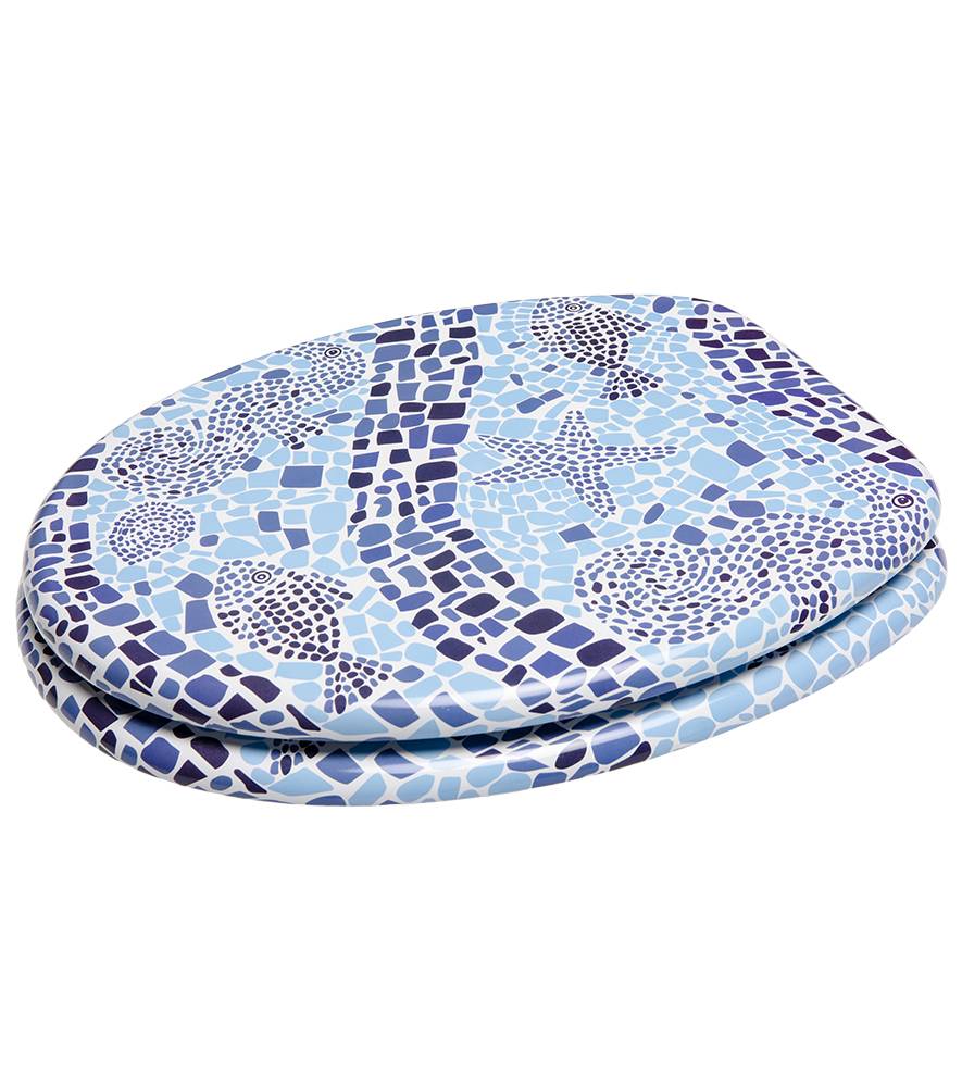 Sanilo WC-Sitz Mosaic World - Premium Toilettendeckel direkt vom Hersteller