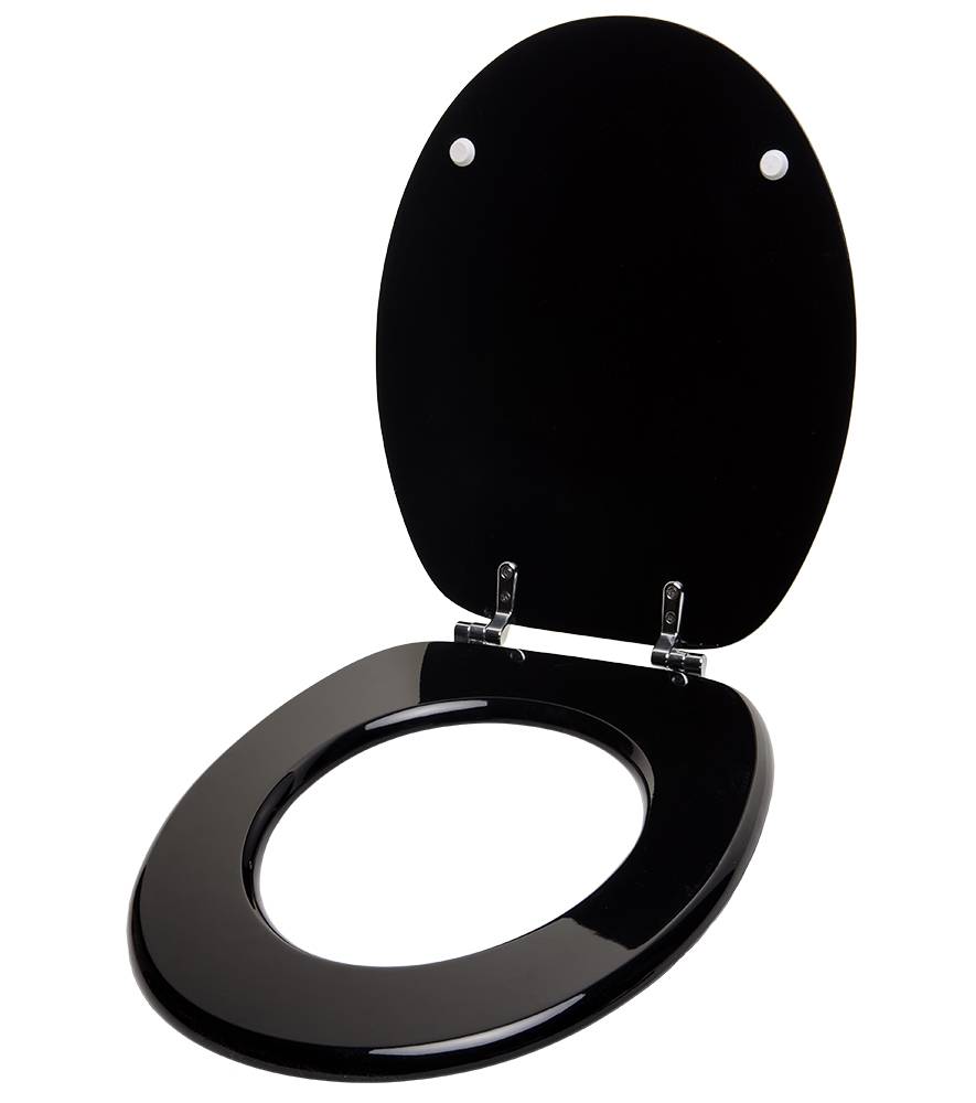 Sanilo WC-Sitz Schwarz - Premium Toilettendeckel direkt vom Hersteller Jubiläumsangebot