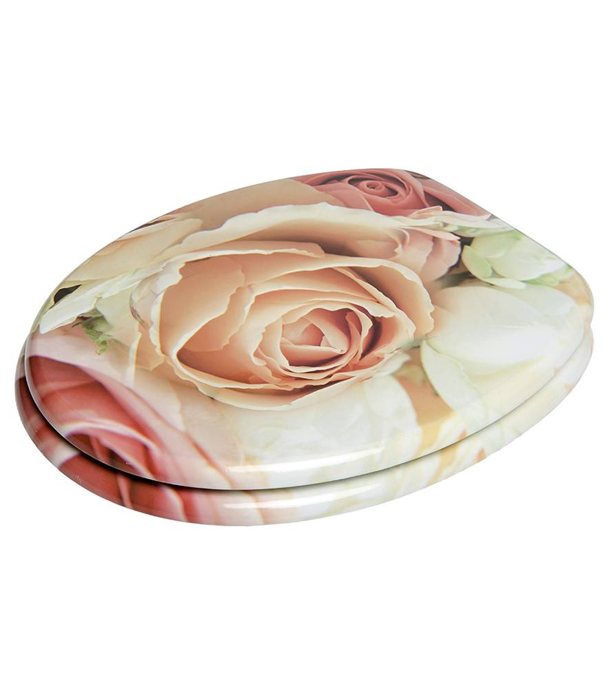 Sanilo WC-Sitz Rosa Rose - Premium Toilettendeckel direkt vom Hersteller
