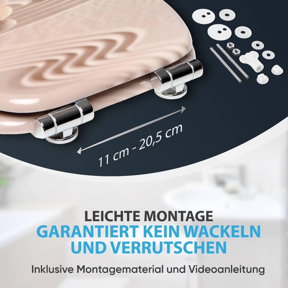 Sanilo WC-Sitz mit Absenkautomatik Zen - Premium Toilettendeckel direkt vom Hersteller Heißer Verkauf
