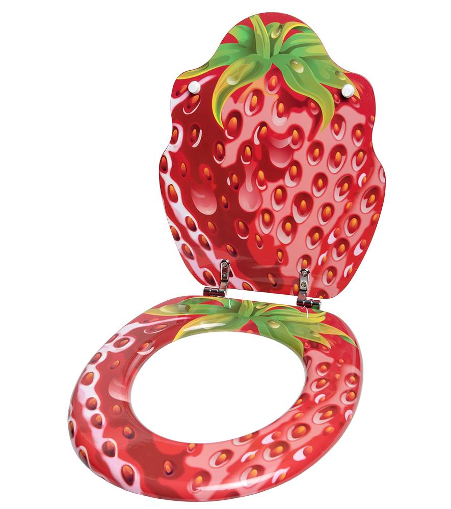 Sanilo WC-Sitz Strawberry - Premium Toilettendeckel direkt vom Hersteller Exklusive Angebote