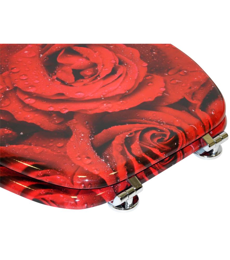 Sanilo WC-Sitz Rosen - Premium Toilettendeckel direkt vom Hersteller Blitzangebot