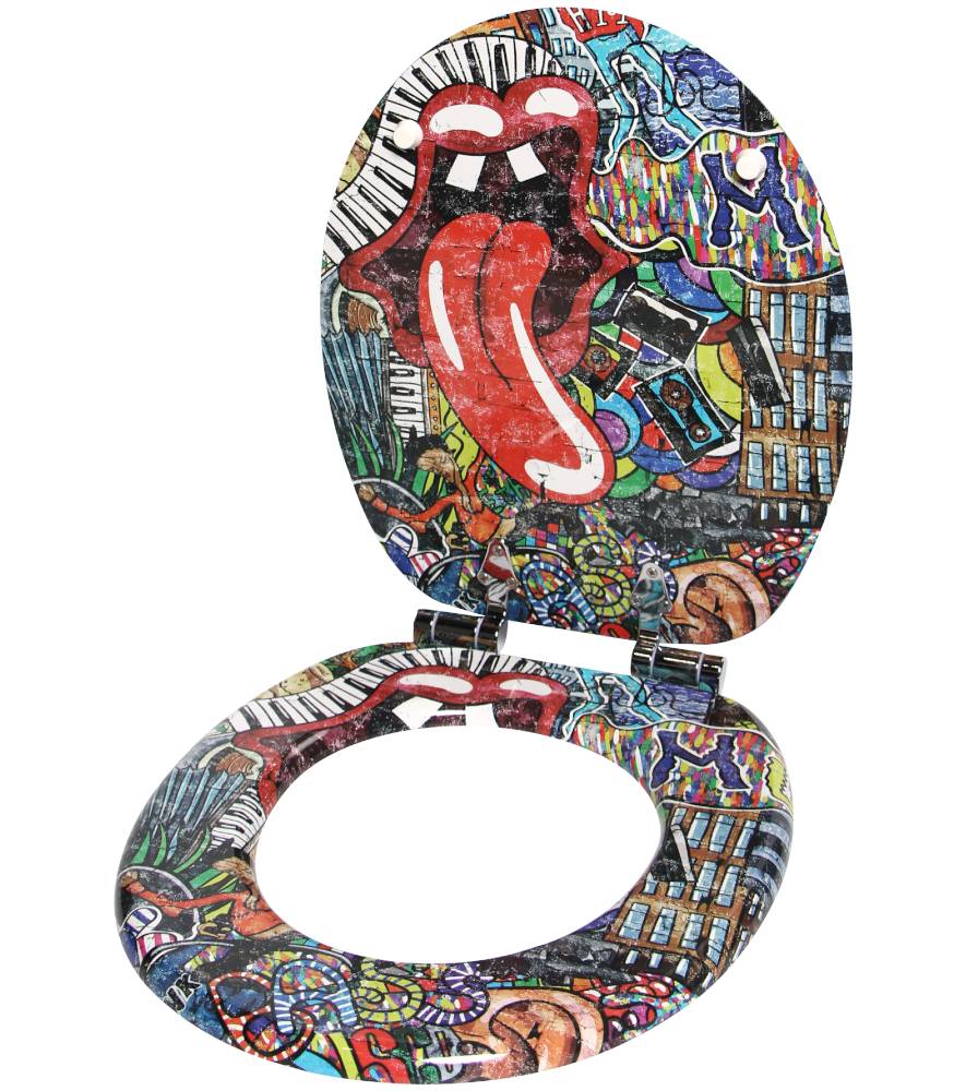 Sanilo WC-Sitz Graffiti - Premium Toilettendeckel direkt vom Hersteller Neuheiten