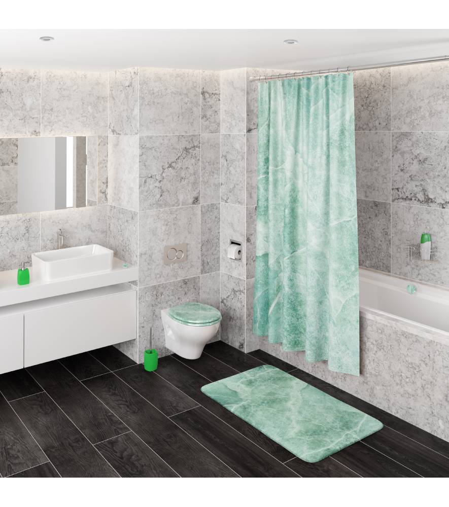 Sanilo WC-Sitz Marmor Grün - Premium Toilettendeckel direkt vom Hersteller Riesige Ersparnisse