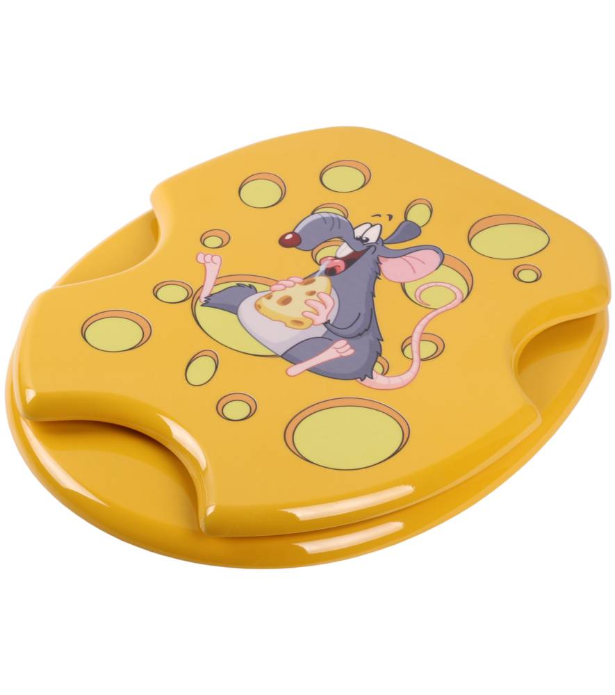 Sanilo WC-Sitz mit Absenkautomatik Cheesy - Premium Toilettendeckel direkt vom Hersteller