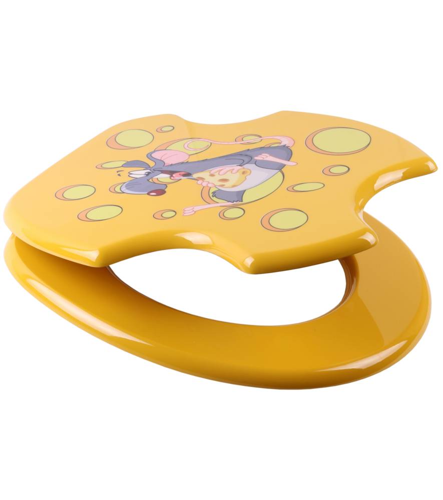 Sanilo WC-Sitz mit Absenkautomatik Cheesy - Premium Toilettendeckel direkt vom Hersteller Super Sparpreis