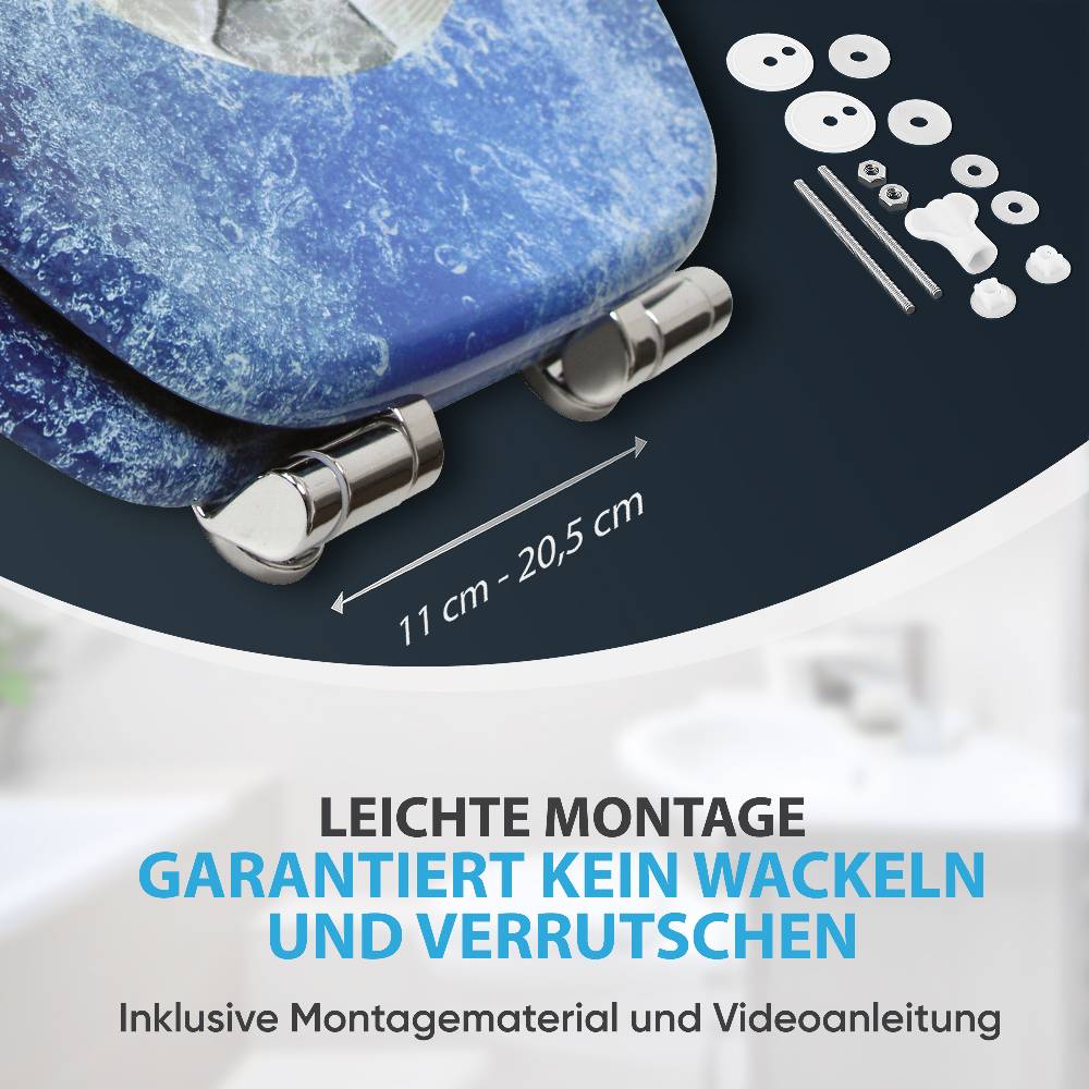 Sanilo WC-Sitz mit Absenkautomatik Soccer - Premium Toilettendeckel direkt vom Hersteller JETZT KAUFEN