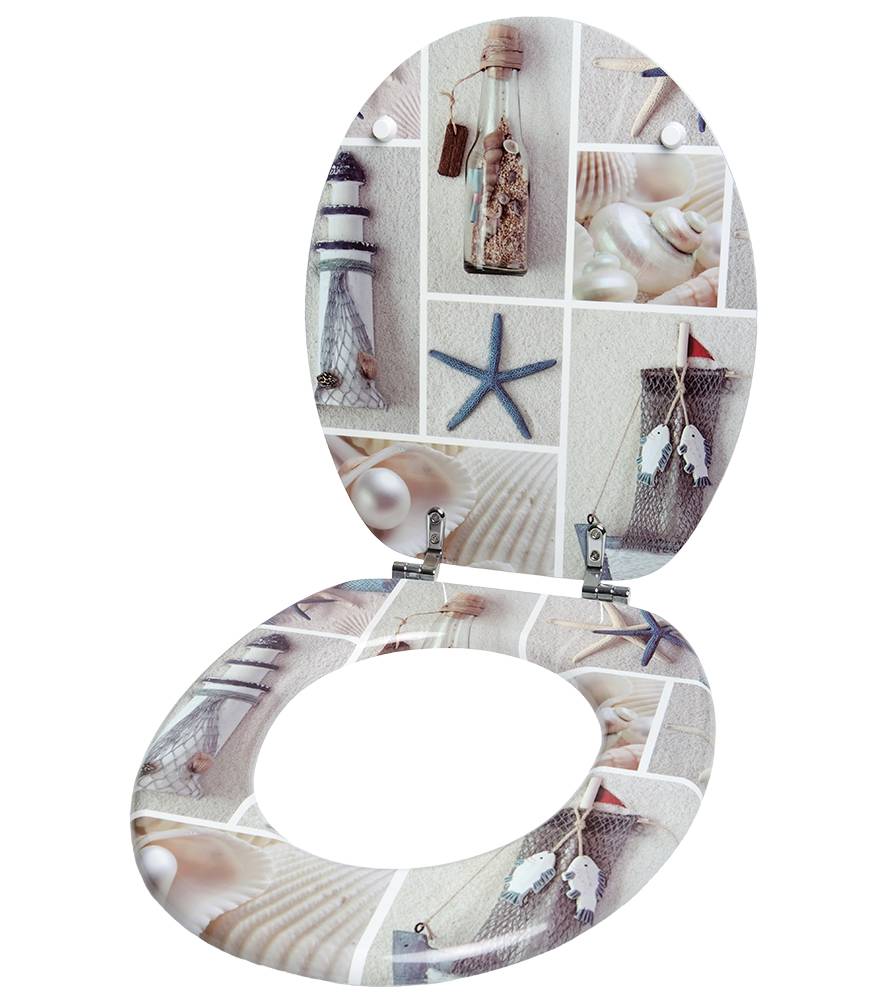 Sanilo WC-Sitz Meeresbrise - Premium Toilettendeckel direkt vom Hersteller Letzte 2 Tage