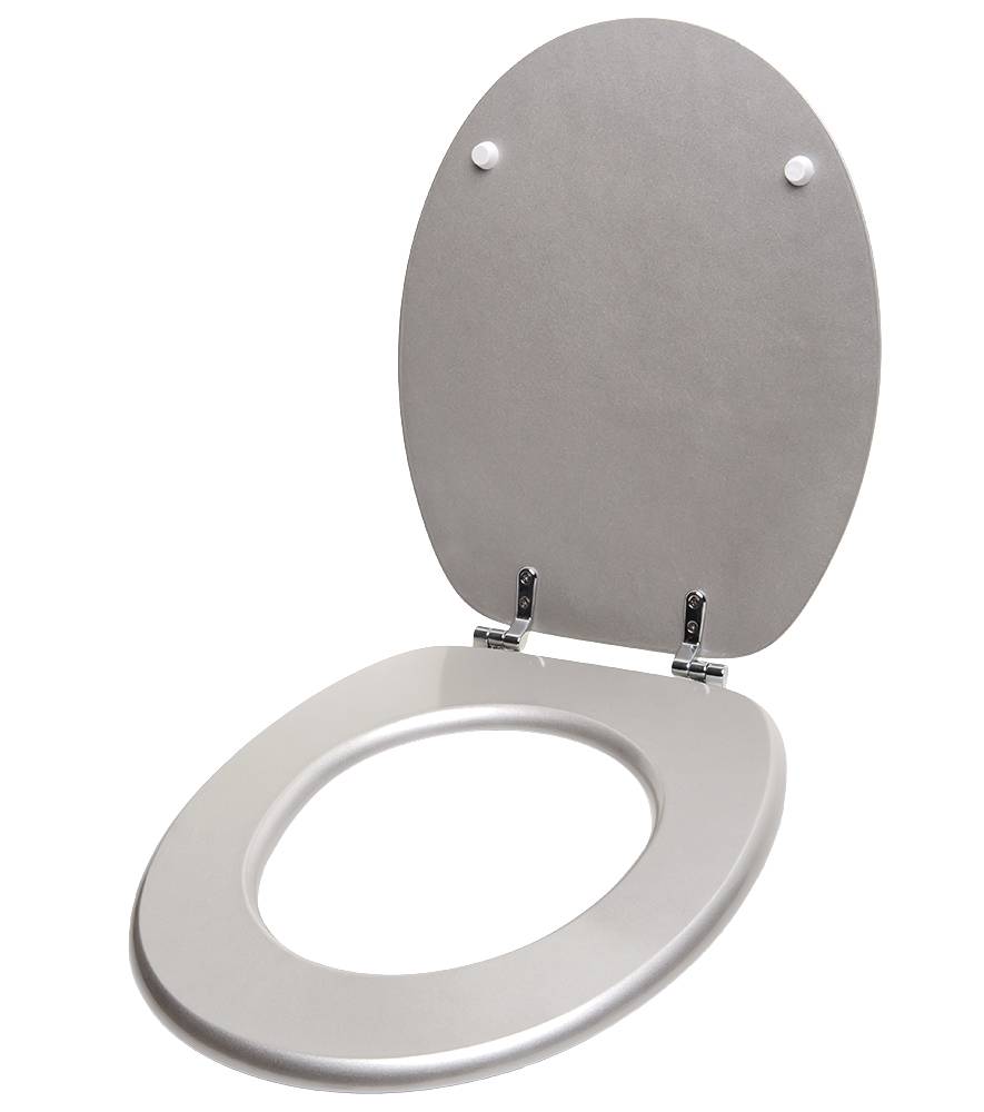 Sanilo WC-Sitz Glitzer Silber - Premium Toilettendeckel direkt vom Hersteller Zeitbegrenzte Promotion