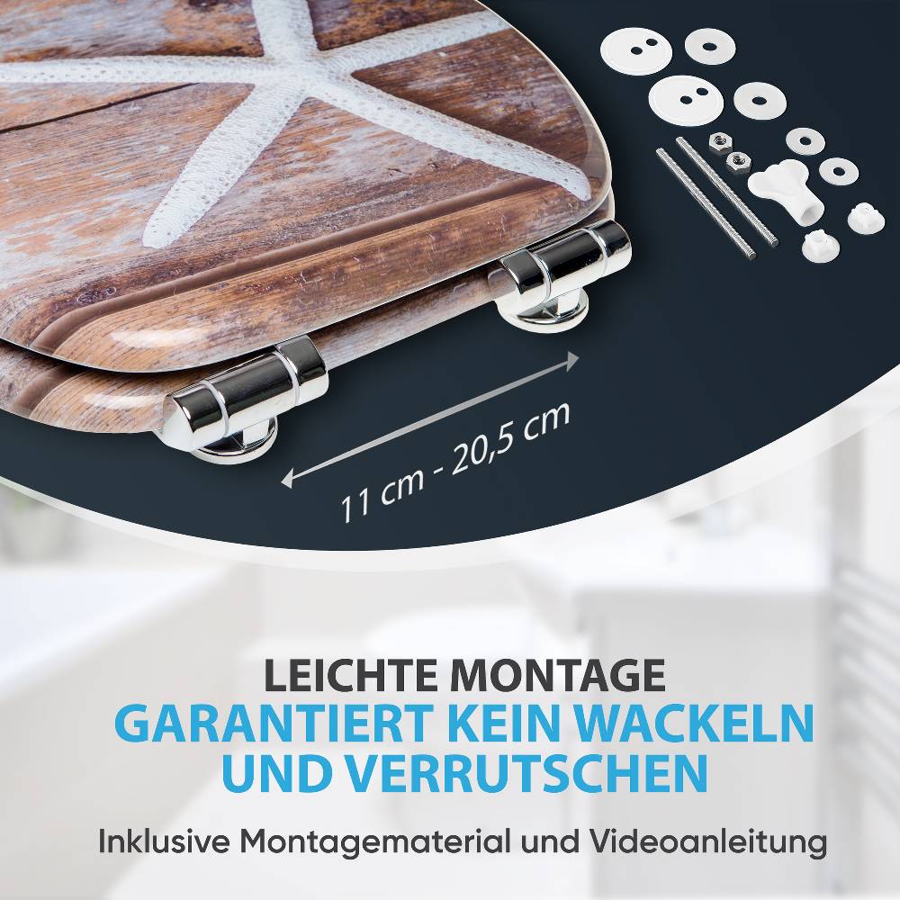 Sanilo WC-Sitz mit Absenkautomatik Bahia - Premium Toilettendeckel direkt vom Hersteller Rabatte dieses Monats