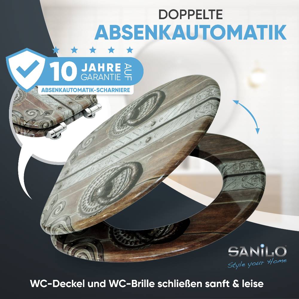 Sanilo WC-Sitz mit Absenkautomatik Door - Premium Toilettendeckel direkt vom Hersteller Hotsell