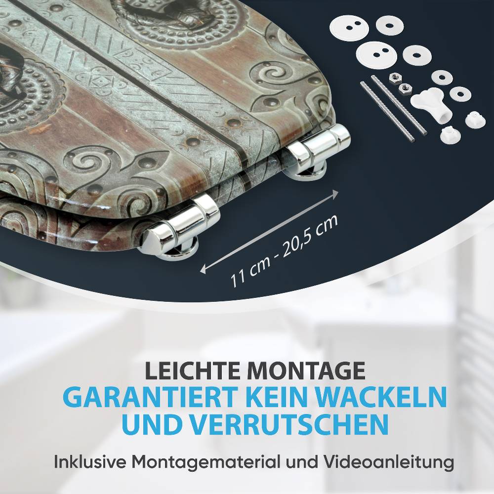 Sanilo WC-Sitz mit Absenkautomatik Door - Premium Toilettendeckel direkt vom Hersteller Hotsell