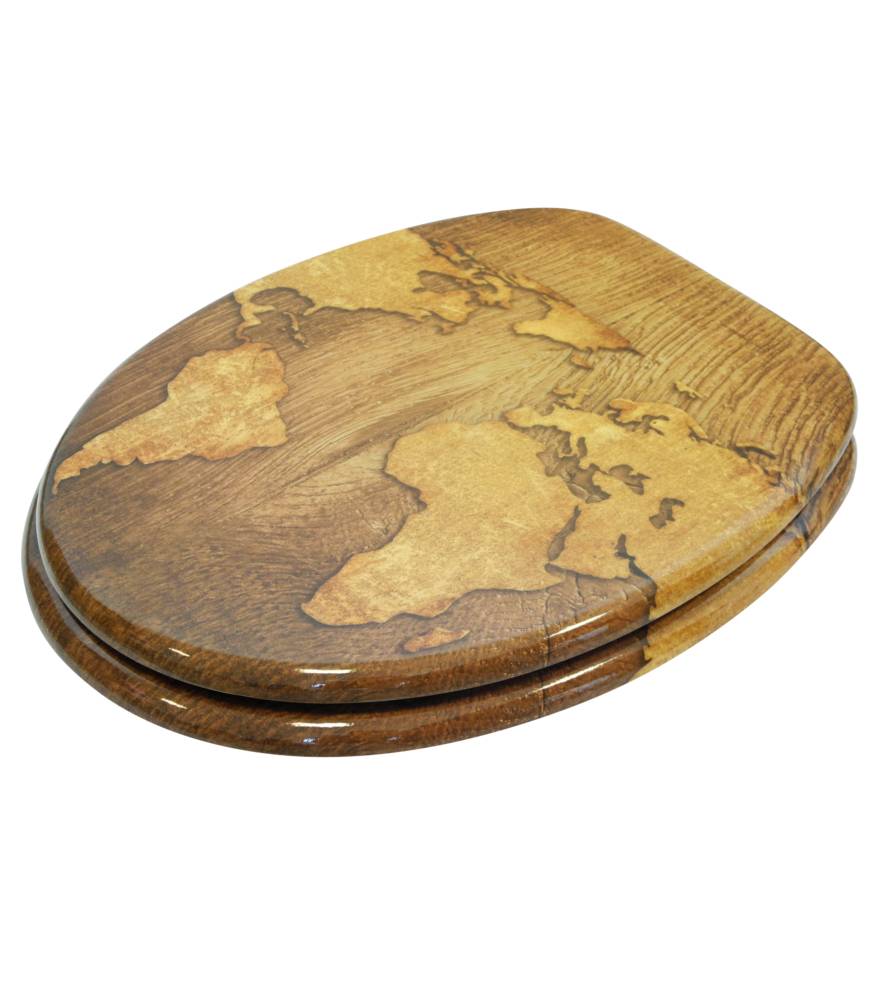 Sanilo WC-Sitz World Map - Premium Toilettendeckel direkt vom Hersteller