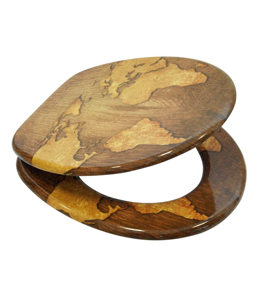 Sanilo WC-Sitz World Map - Premium Toilettendeckel direkt vom Hersteller Sonderangebot