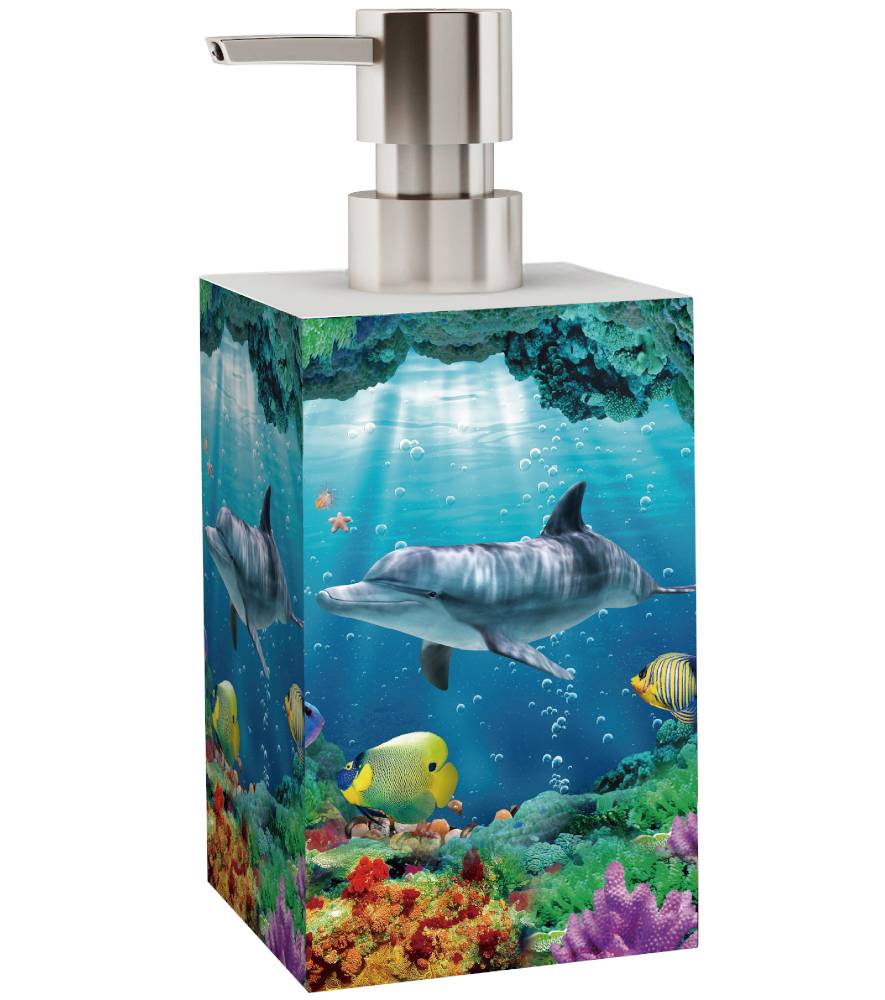 Sanilo Badezimmer Set Delphin Korallen