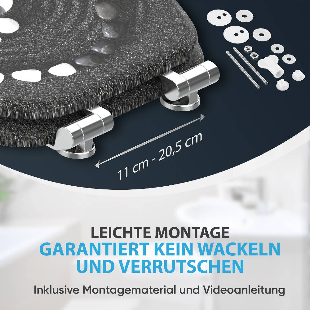 Sanilo WC-Sitz mit Absenkautomatik Yin Yang - Premium Toilettendeckel direkt vom Hersteller Online Shopping
