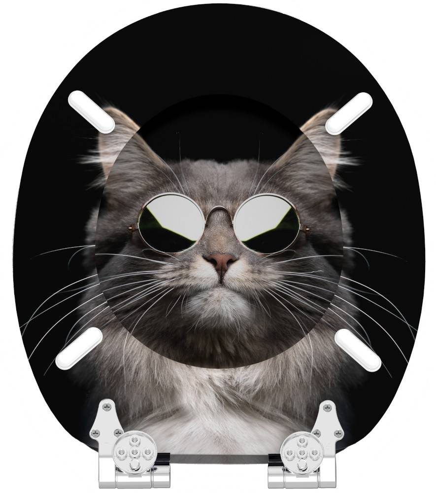 Sanilo WC-Sitz Cool Cat - Premium Toilettendeckel direkt vom Hersteller Exklusivangebot