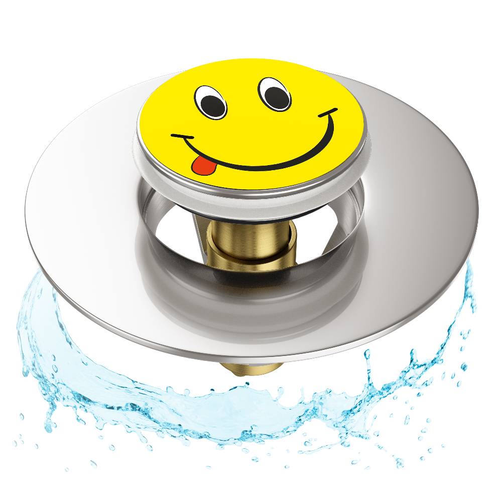 Sanilo Pop-Up Waschbeckenstöpsel Smiley