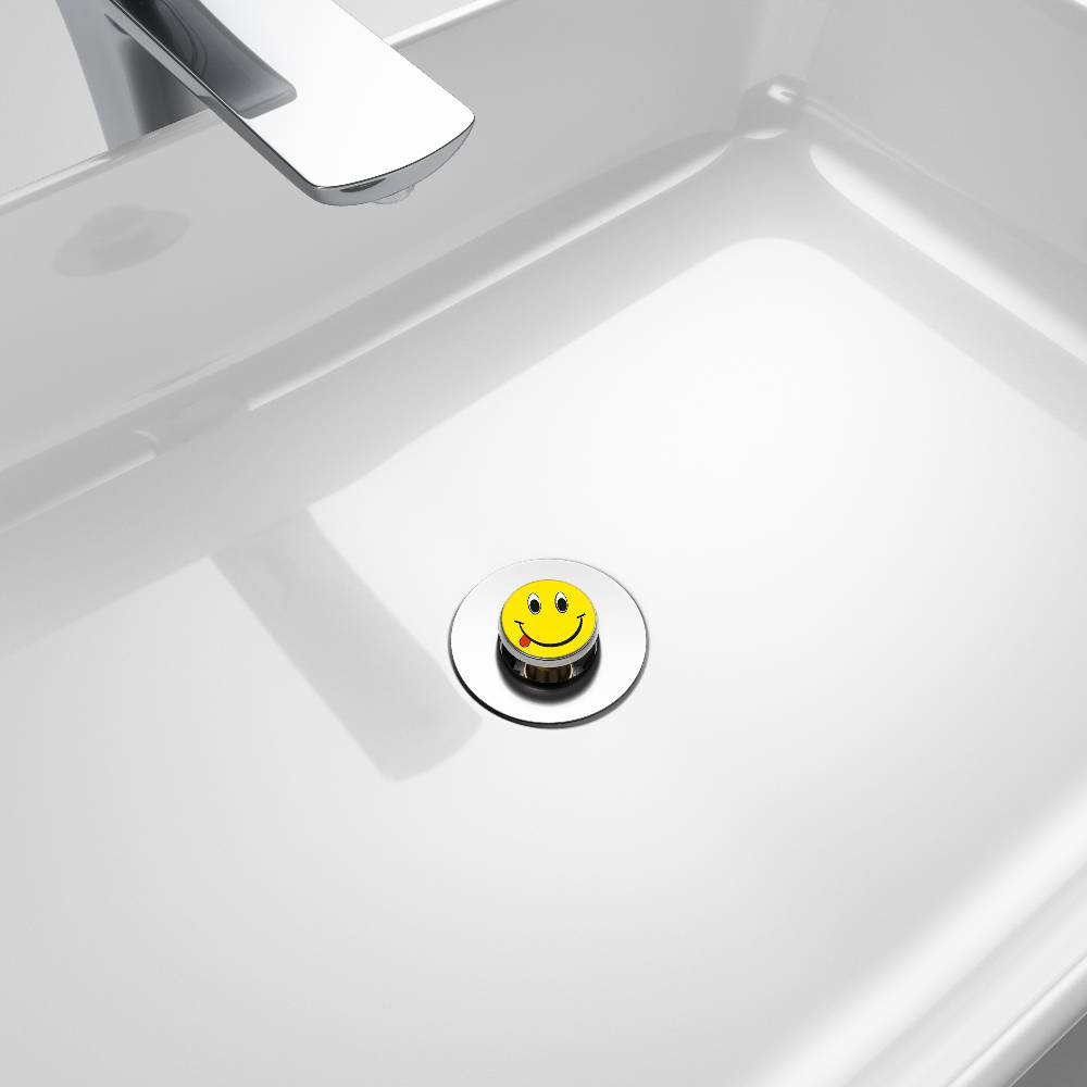 Sanilo Pop-Up Waschbeckenstöpsel Smiley Tägliche Deals