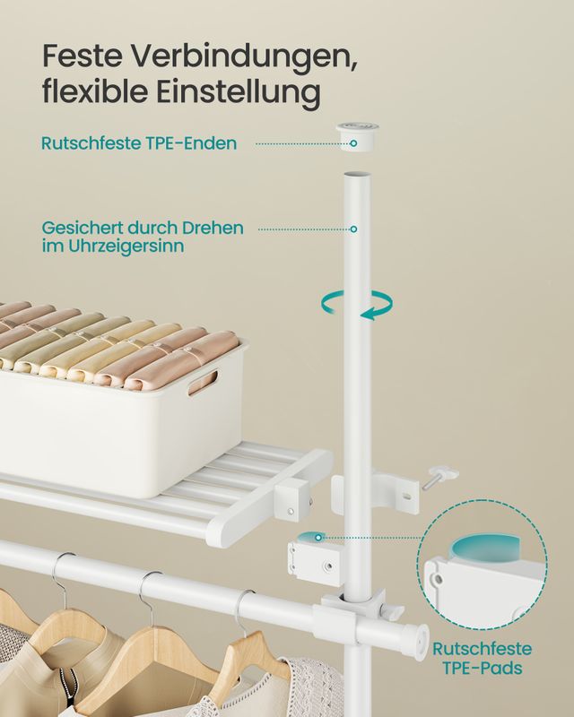 Songmics SONGMICS Kleiderständer deckenhoch Günstiger Verkauf