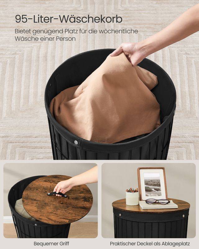 Songmics SONGMICS Wäschekorb mit Deckel große Kapazität Online Outlet