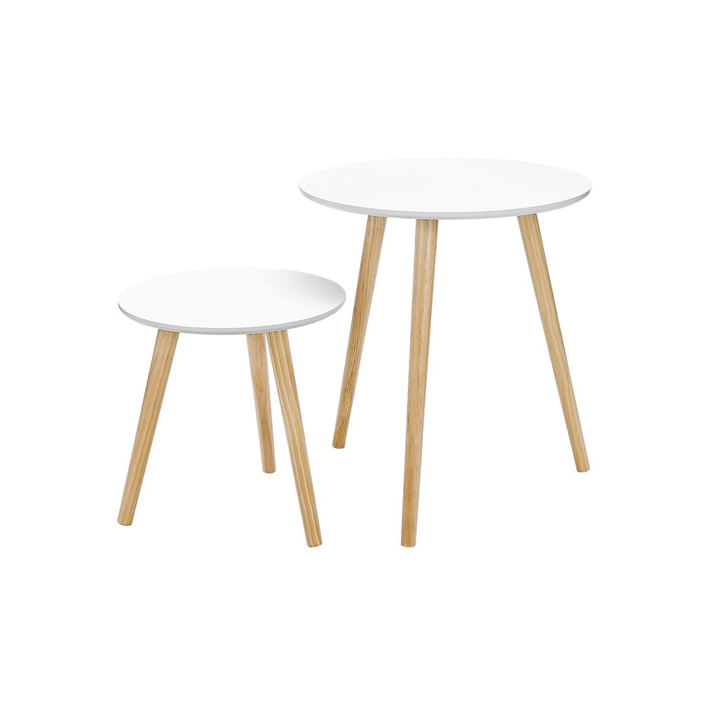 Songmics SONGMICS 2er-Set skandinavische Couchtische Online Outlet