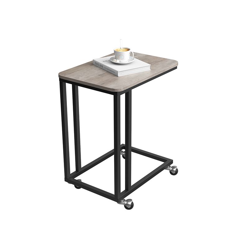 Songmics VASAGLE Beistelltisch mit Rollen C-Form Industrie-Design Günstig kaufen