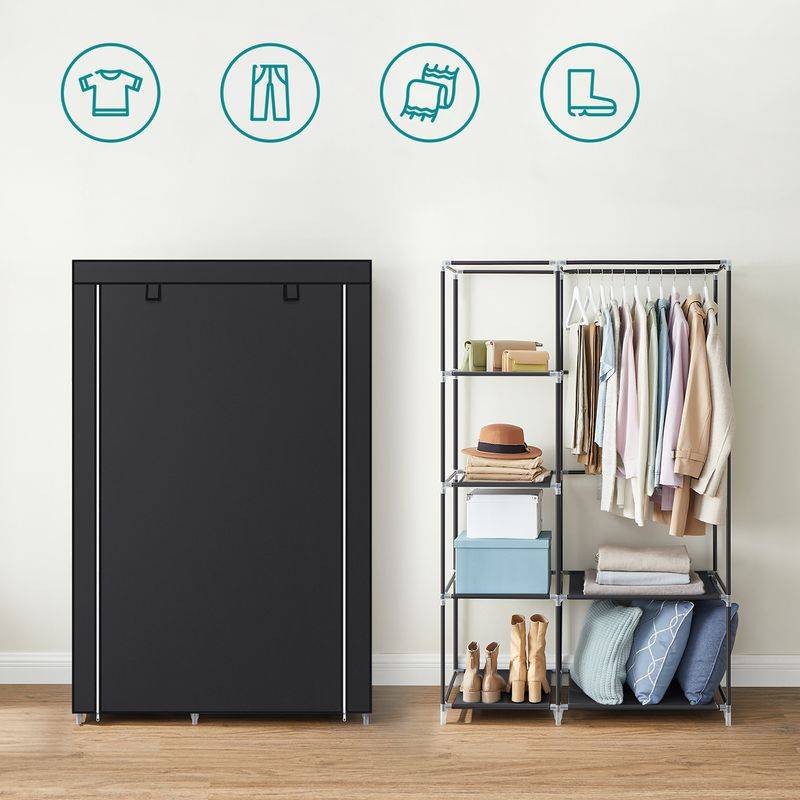 Songmics SONGMICS Kleiderschrank mit offenen Ablagen Neueste Mode