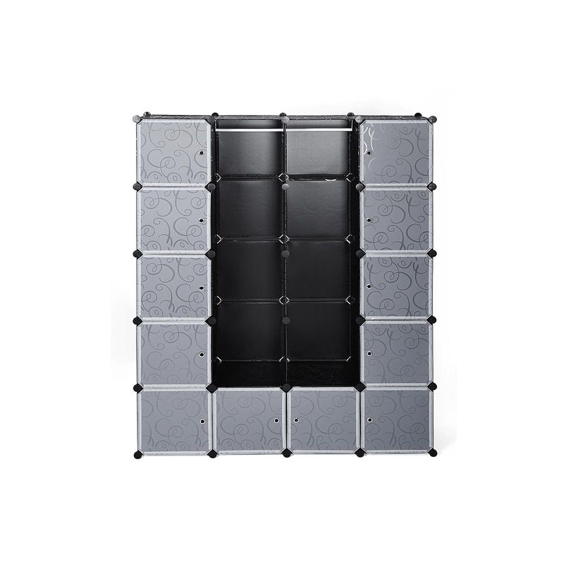 Songmics SONGMICS Steckregal für Kleidung Schwarz Exklusive Angebote