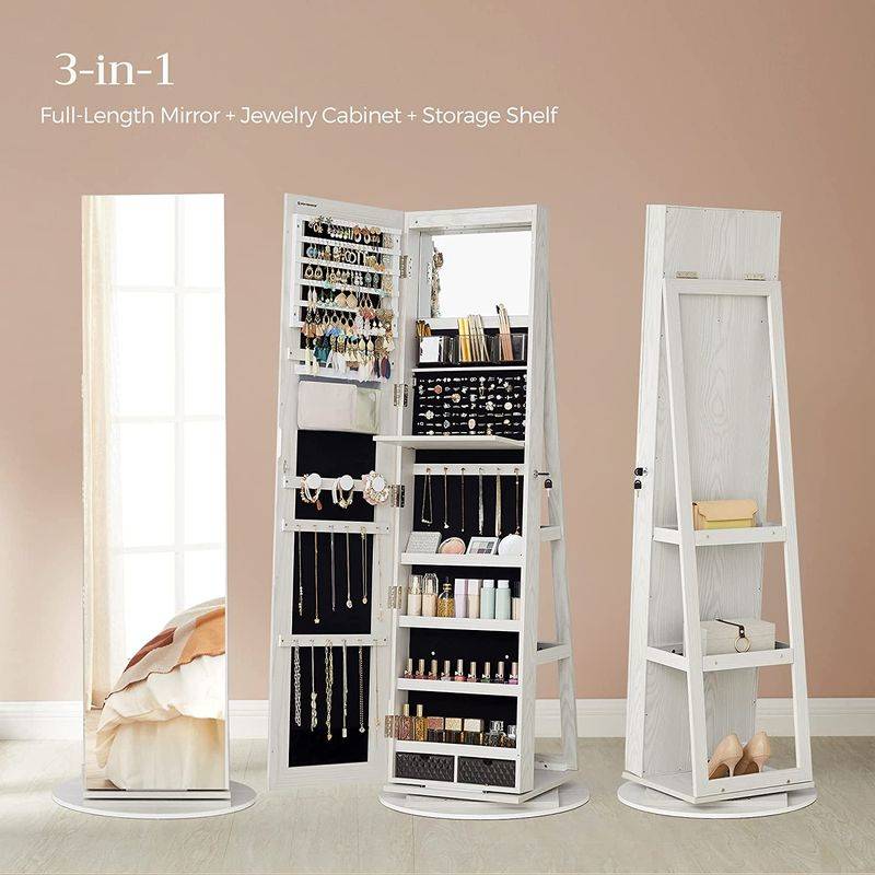 Songmics SONGMICS Schmuckschrank mit Spiegel Neuheiten