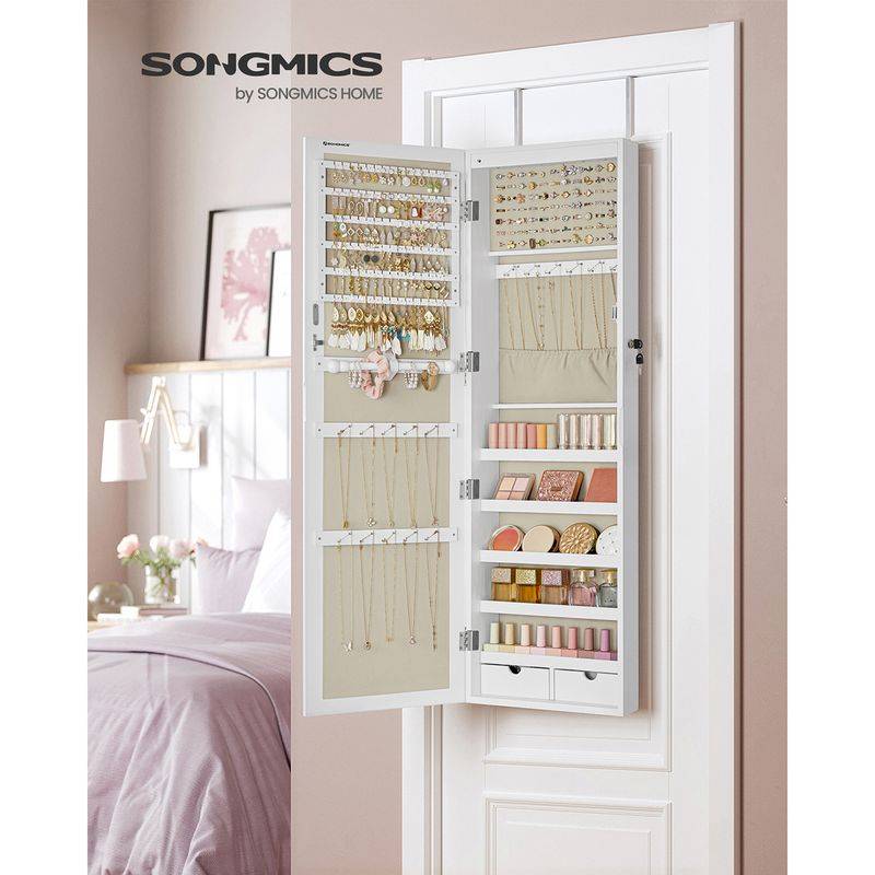 Songmics SONGMICS Abschließbarer Schmuckschrank zur Wandmontage Kauf eins, bekomm eins gratis