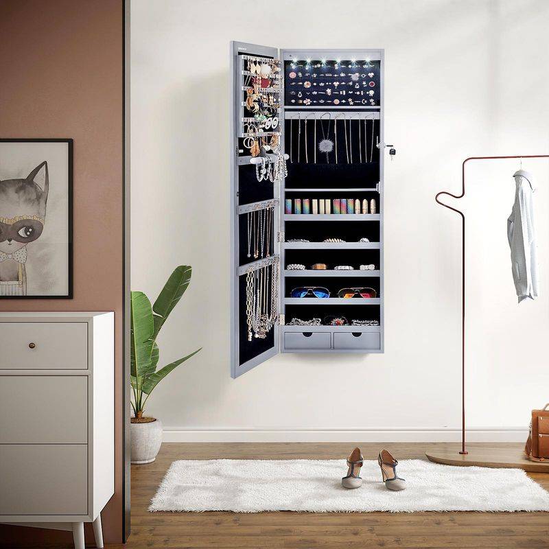 Songmics SONGMICS Abschließbarer Schmuckschrank zur Wandmontage Tiefpreis
