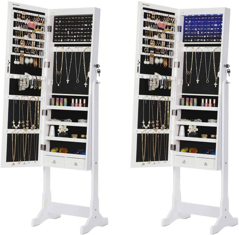 Songmics SONGMICS Traumhafter Schmuckschrank mit LED Super Sparpreis