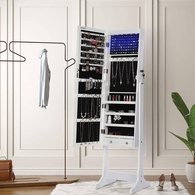 Songmics SONGMICS Traumhafter Schmuckschrank mit LED Super Sparpreis
