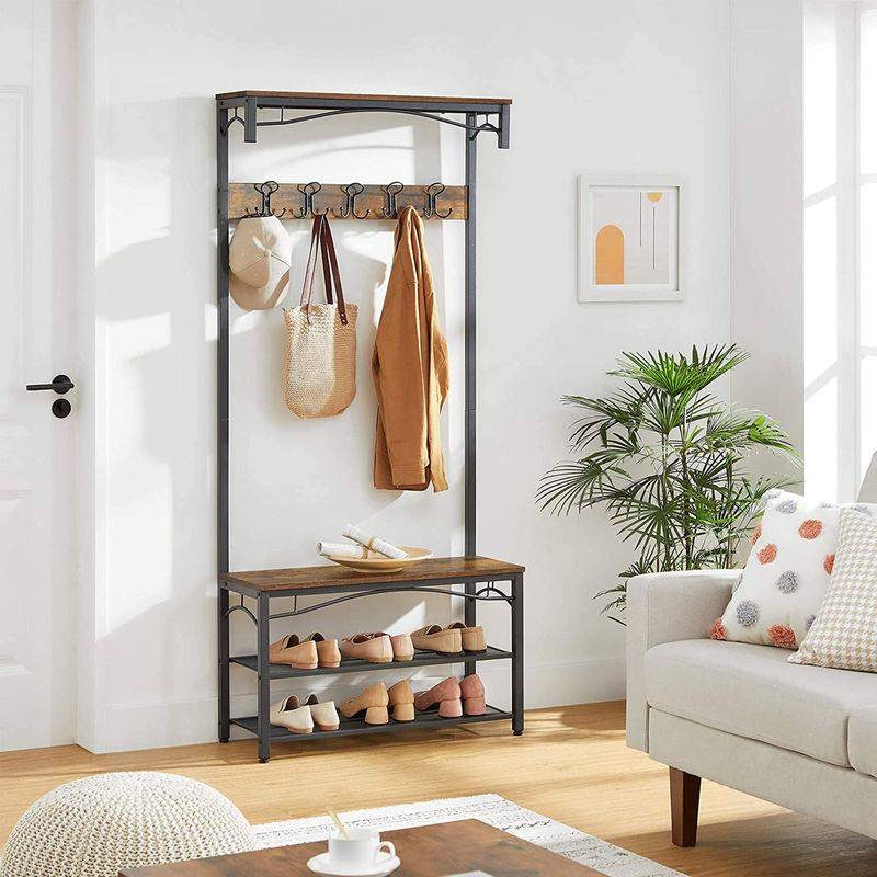 Songmics VASAGLE Industriestil Garderobe & Schuhregal Neueste Stile