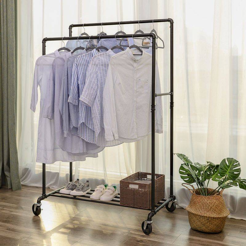 Songmics SONGMICS Doppelkleiderstange Wasserrohr-Design Letzte 2 Tage