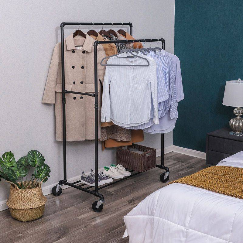 Songmics SONGMICS Doppelkleiderstange Wasserrohr-Design Letzte 2 Tage