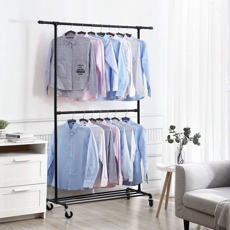 Songmics SONGMICS Kleiderstange aus Metall Schwarz Zeitbegrenzte Promotion