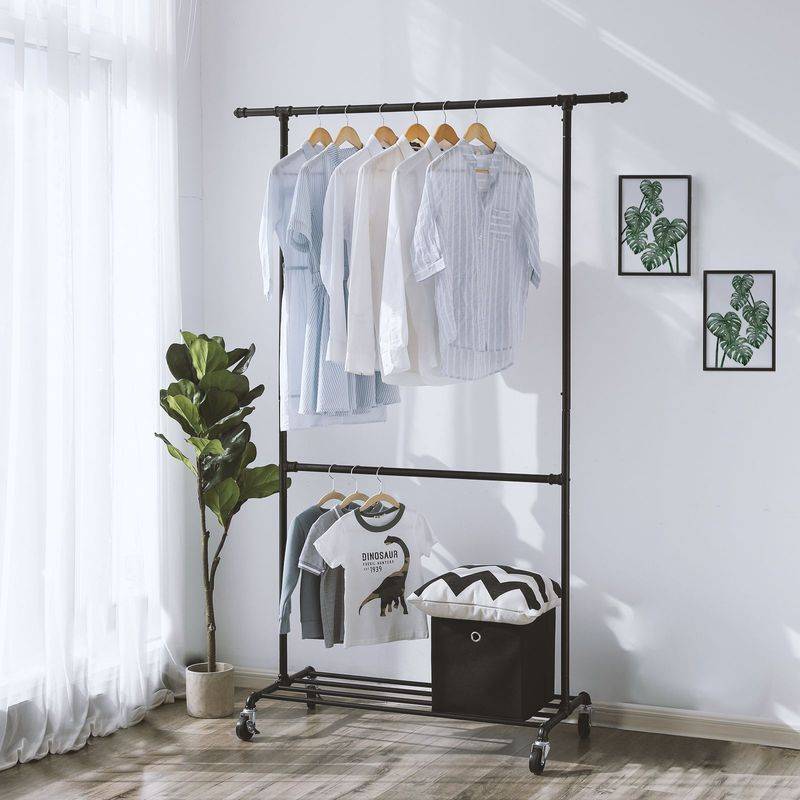 Songmics SONGMICS Kleiderstange aus Metall Schwarz Zeitbegrenzte Promotion